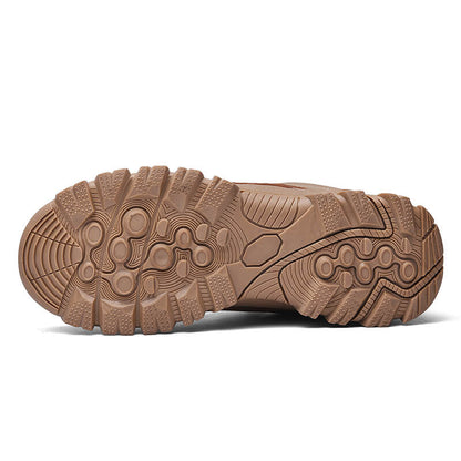 Men's New Solid Color Outdoor Hiking Shoes