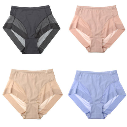 🔥Hot Sale Pay 1 Get 4🔥High Waist Ice Silk Seamless Shaping Briefs